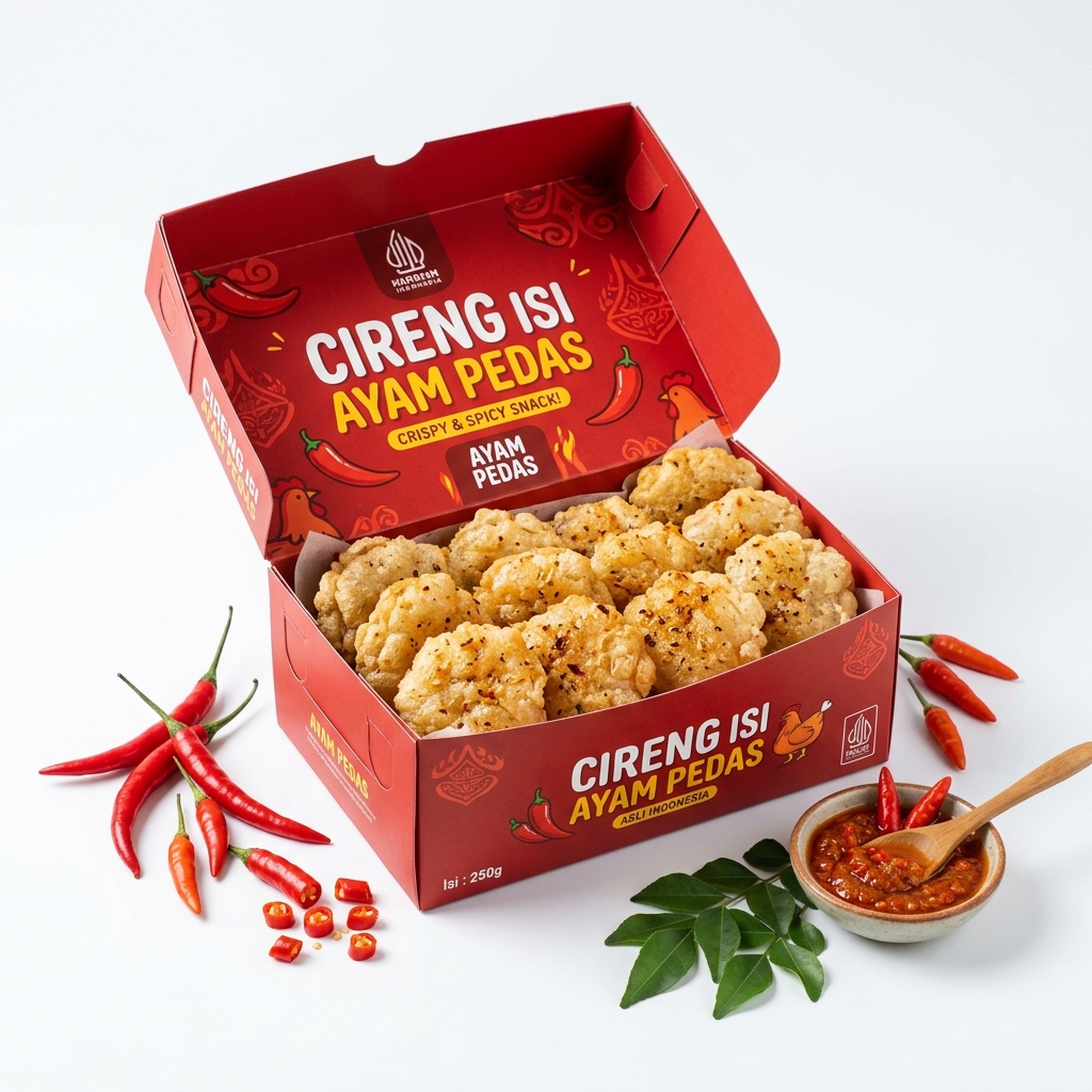 Cireng Isi Ayam Pedas